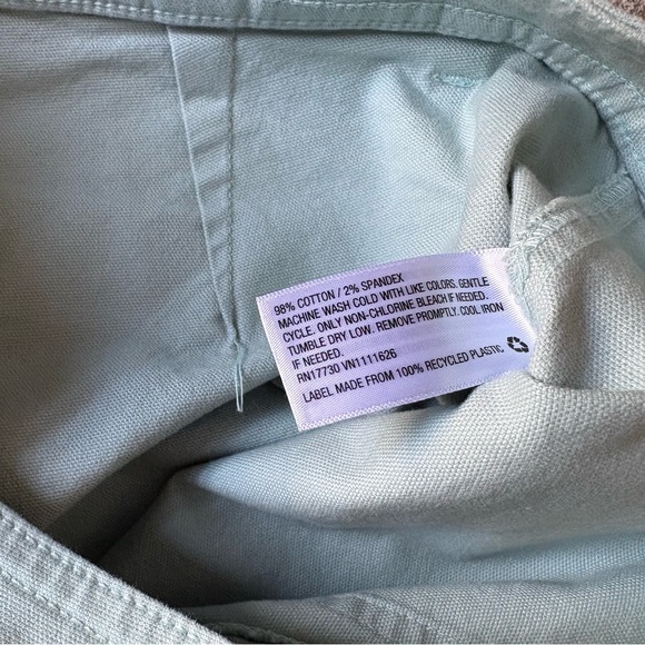 NWT A New Day Mint Green High-Rise Stretch Utility Shorts Size 8 - Picture 9 of 9